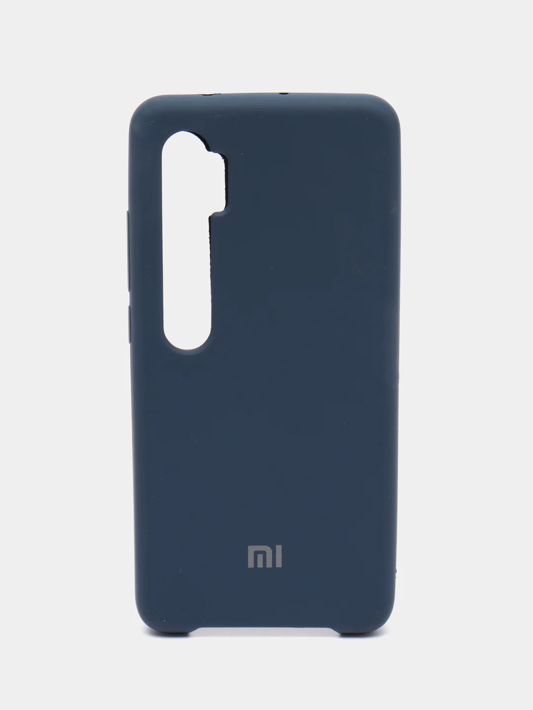 Синий меланж силиконовый чехол для Xiaomi Mi Note 10 Lite