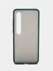 Тёмно-бирюзовый чехол для Xiaomi Mi 10/Mi 10Pro с цветной окантовкой