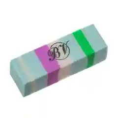 Ластик HappyGraphix "Полосатики", прямоугольный, разные цвета