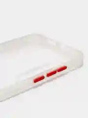 Белый чехол для Xiaomi Mi 10/Mi 10Pro с цветной окантовкой