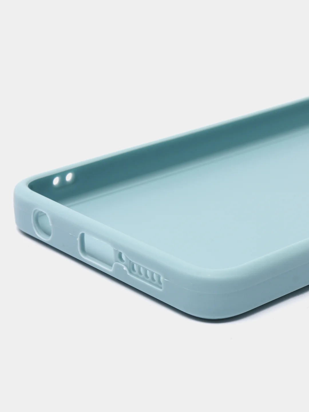 Светло-синий чехол для Xiaomi Poco X3 NFC, Poco X3 Pro (Сяоми Поко Икс3 нфс, Икс3 Про), силиконовый