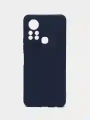 Темно-синий чехол для Infinix Hot 11s (Инфиникс Хот 11с), силиконовый