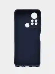 Темно-синий чехол для Infinix Hot 11s (Инфиникс Хот 11с), силиконовый