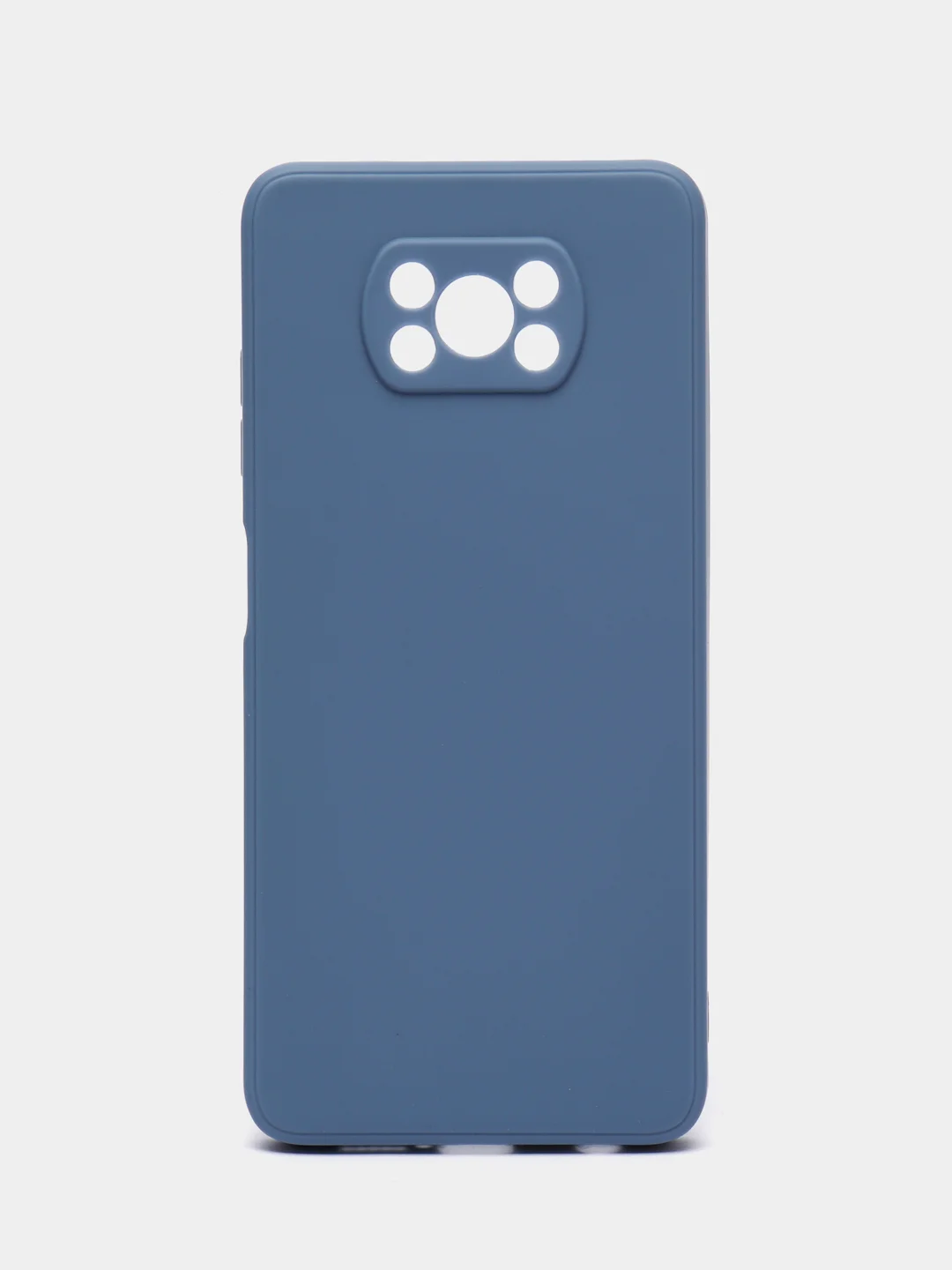 Синий меланж чехол для Xiaomi Poco X3 NFC, Poco X3 Pro (Сяоми Поко Икс3 нфс, Икс3 Про), силиконовый