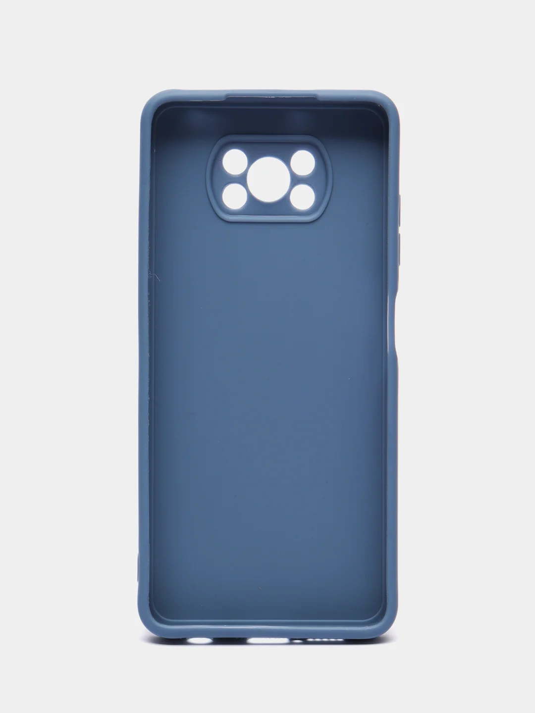 Синий меланж чехол для Xiaomi Poco X3 NFC, Poco X3 Pro (Сяоми Поко Икс3 нфс, Икс3 Про), силиконовый