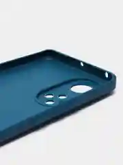 Синий силиконовый чехол для Honor 50, Huawei NOVA 9 (Хонор 50, Хуавей Нова 9), прозрачный