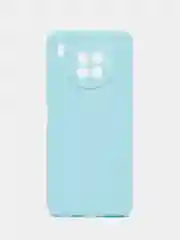 Голубой чехол Honor 50 Lite, Huawei Nova 8i, (Хонор 50 лайт, Нова 8ай), силиконовый прозрачный