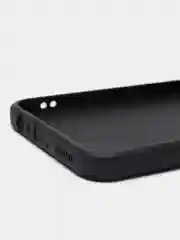 Черный силиконовый чехол для Vivo V21e (Виво В21Е) с защитой камеры