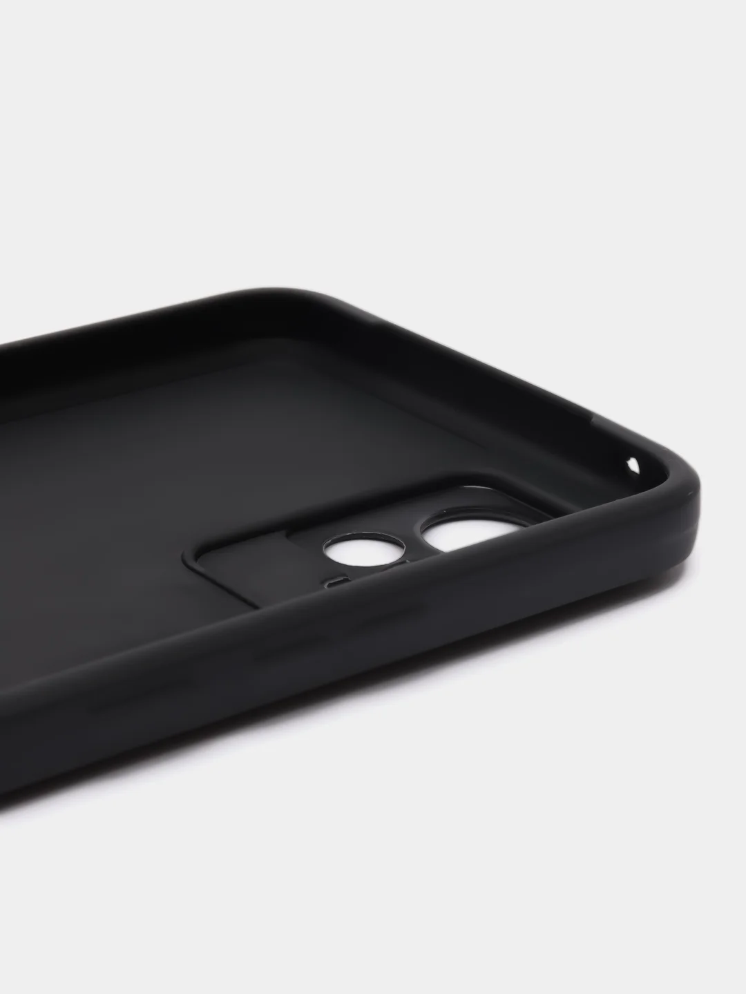 Черный силиконовый чехол для Vivo V21e (Виво В21Е) с защитой камеры