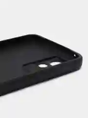 Черный силиконовый чехол для Vivo V21e (Виво В21Е) с защитой камеры