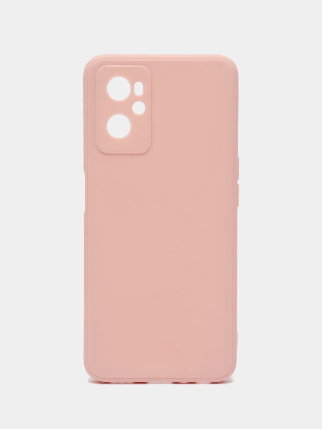 Пудровый силиконовый чехол для Realme 9i 4G / Oppo A96, (Реалми 9Ай / Оппо А96), прозрачный
