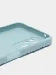 Светло-синий силиконовый чехол для Realme 9i 4G / Oppo A96, (Реалми 9Ай / Оппо А96), прозрачный