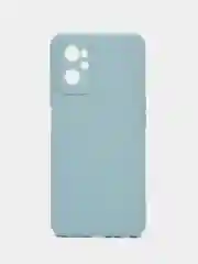 Светло-синий силиконовый чехол для Realme 9i 4G / Oppo A96, (Реалми 9Ай / Оппо А96), прозрачный