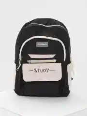 Угольный школьный рюкзак, унисекс