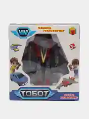 Серый игрушка-трансформер "Робот-Тобот"