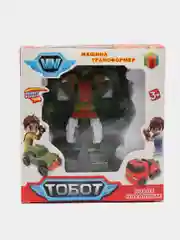 Зелёный хаки игрушка-трансформер "Робот-Тобот"