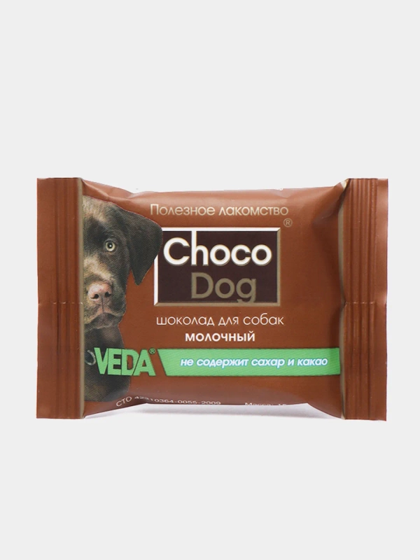 Лакомство для собак CHOCO DOG, шоколад молочный, 15 г