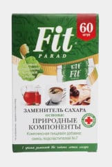 Сахарозаменитель FitPARAD, смесь №7, саше, 60 штук, 60 г