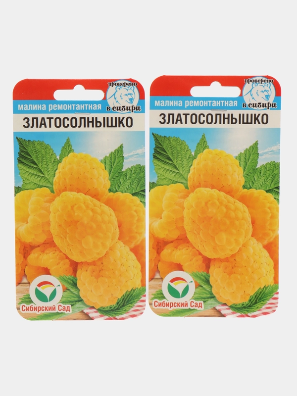 Семена Малина ремонтантная "Златосолнышко", среднеранний, многолетний, неприхотливый сорт