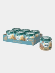 Пюре мясное ФрутоНяня, цыпленок, говядина, с 6 месяцев, 80 г, 6 штук