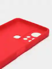 Красный чехол для Infinix Hot 11s (Инфиникс Хот 11с), силиконовый