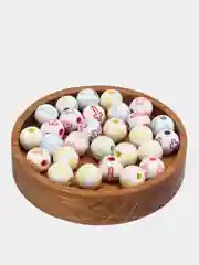 Белый бусины для творчества и рукоделия, сердца, кресты, смайлы