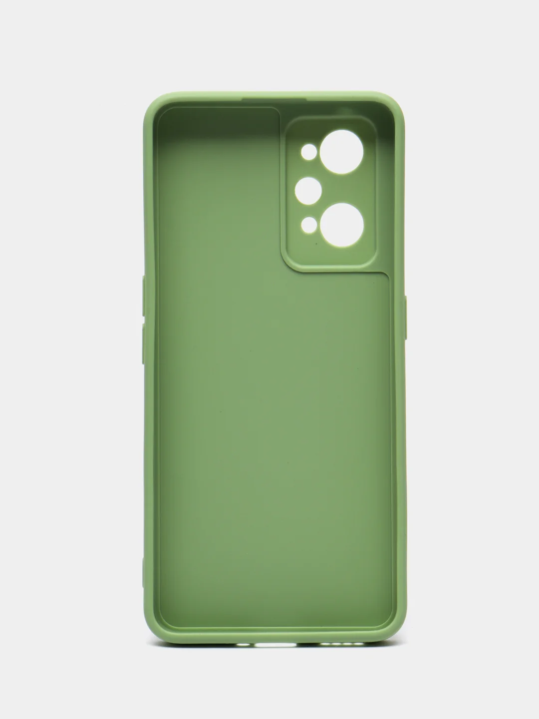Зеленый чехол для Realme GT Neo 2 / GT 2 / GT Neo 3T,  силиконовый с защитой камеры