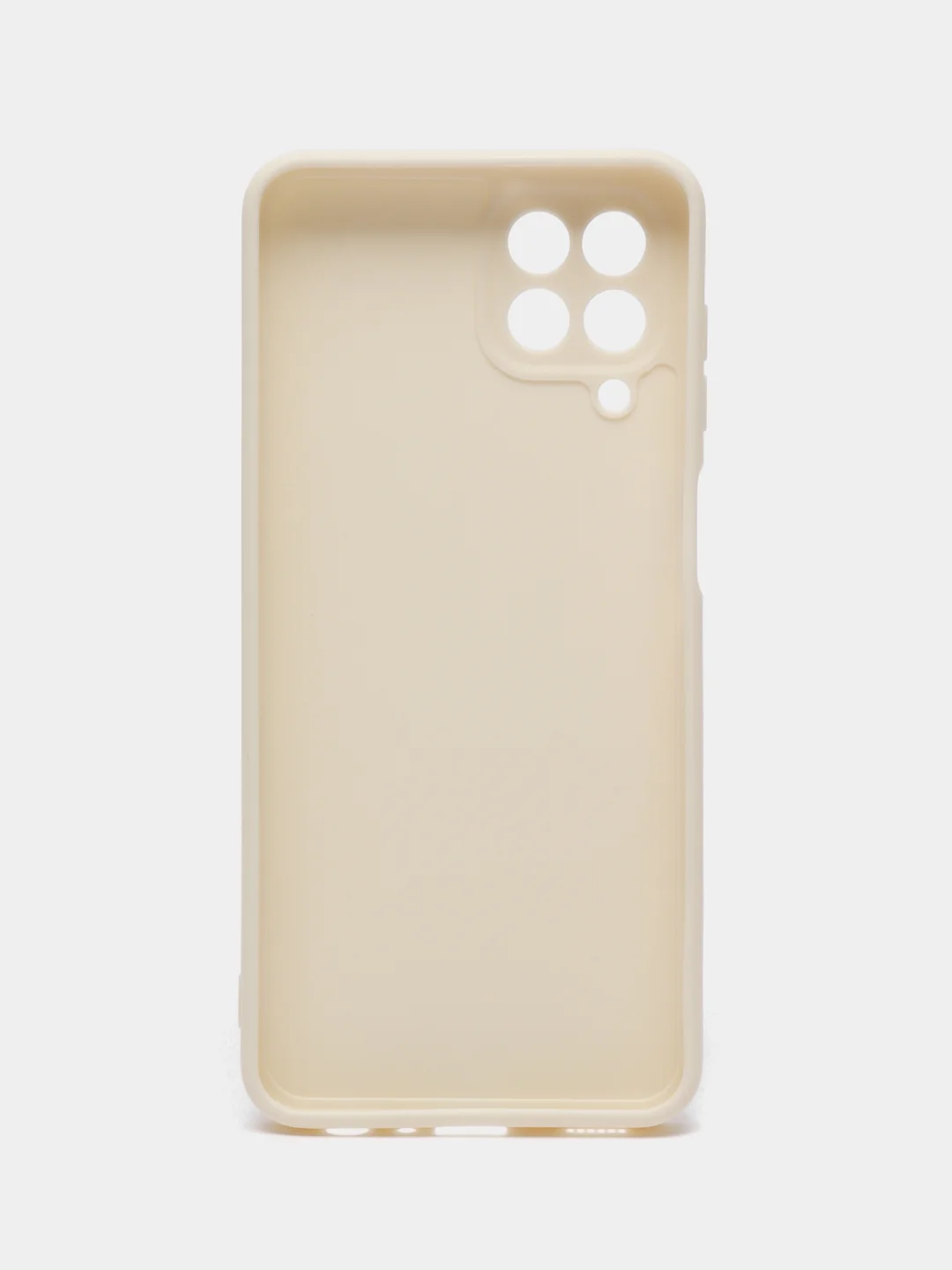 Молочный чехол для Samsung Galaxy M33 (Самсунг М33) 5G, с защитой камеры, силиконовый