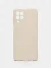 Молочный чехол для Samsung Galaxy M33 (Самсунг М33) 5G, с защитой камеры, силиконовый