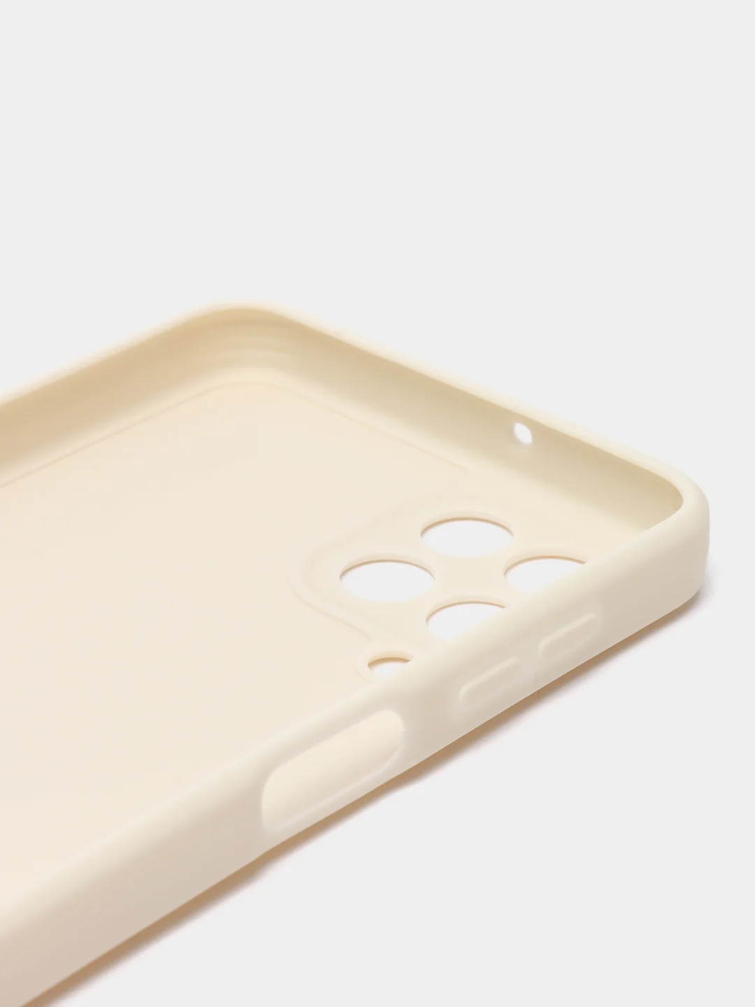 Молочный чехол для Samsung Galaxy M33 (Самсунг М33) 5G, с защитой камеры, силиконовый