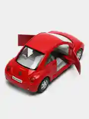 Красный металлическая машинка Kinsmart "Volkswagen Beetle New", 1:32 KT5028D