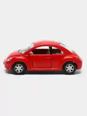 Красный металлическая машинка Kinsmart "Volkswagen Beetle New", 1:32 KT5028D