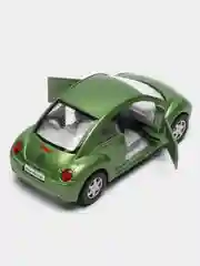 Желтый металлическая машинка Kinsmart "Volkswagen Beetle New", 1:32 KT5028D