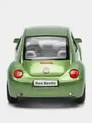Желтый металлическая машинка Kinsmart "Volkswagen Beetle New", 1:32 KT5028D