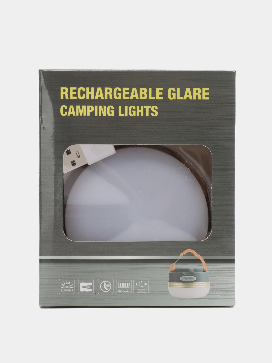Фонарь-powerbank в палатку, 2 в 1