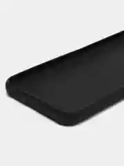 Чехол для Infinix Smart 6 силиконовый, черный, матовый, с защитой камеры