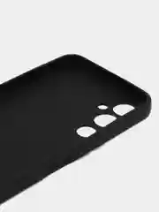 Чехол для TECNO Pova 4 силиконовый, черный, матовый, с защитой камеры