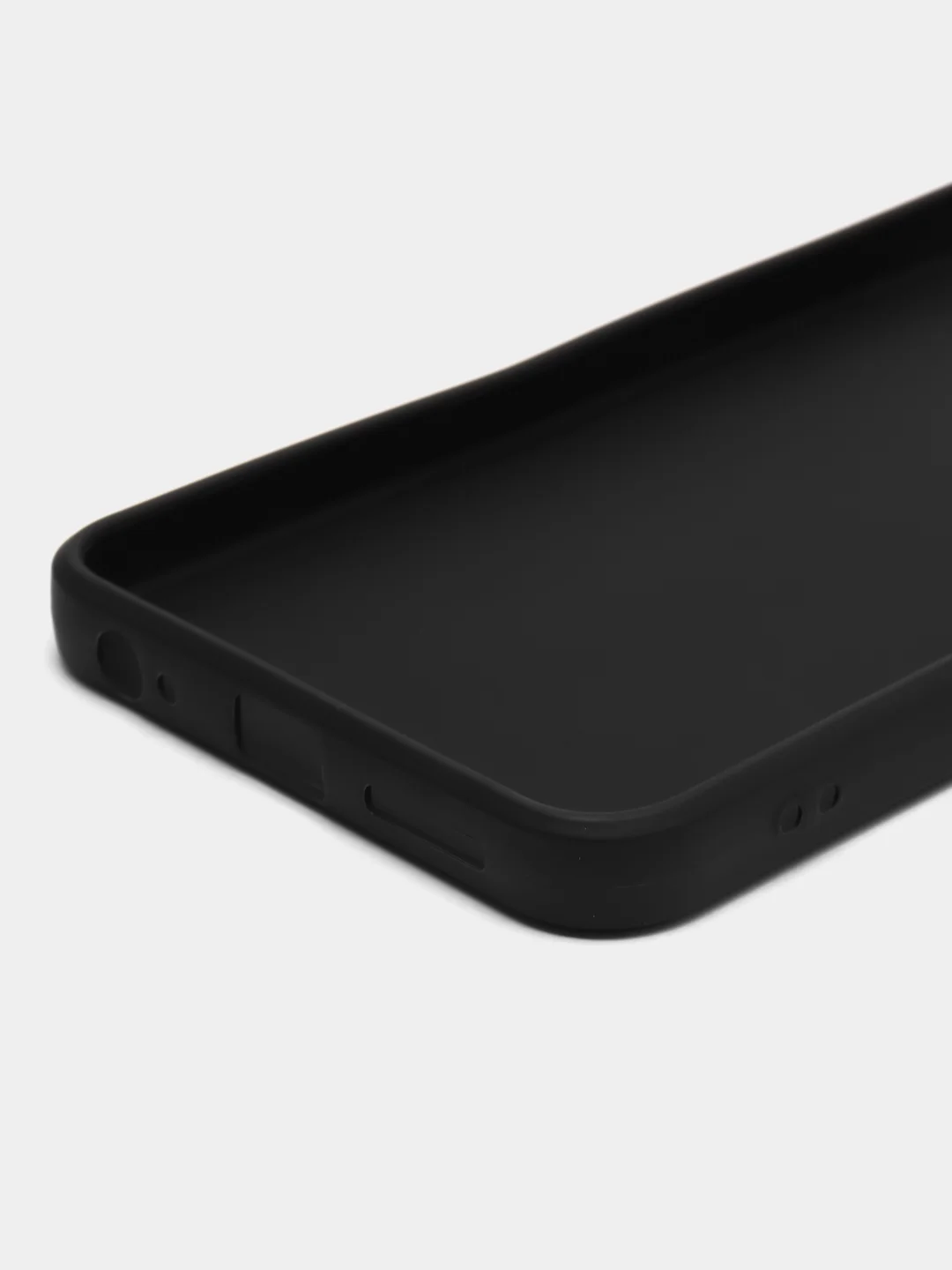 Чехол для TECNO Pova 4 силиконовый, черный, матовый, с защитой камеры