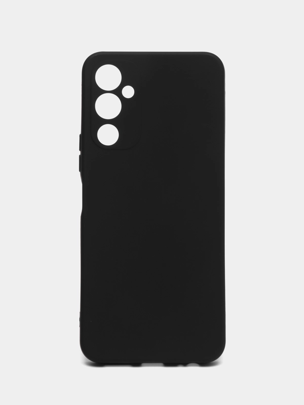 Чехол для TECNO Pova 4 силиконовый, черный, матовый, с защитой камеры