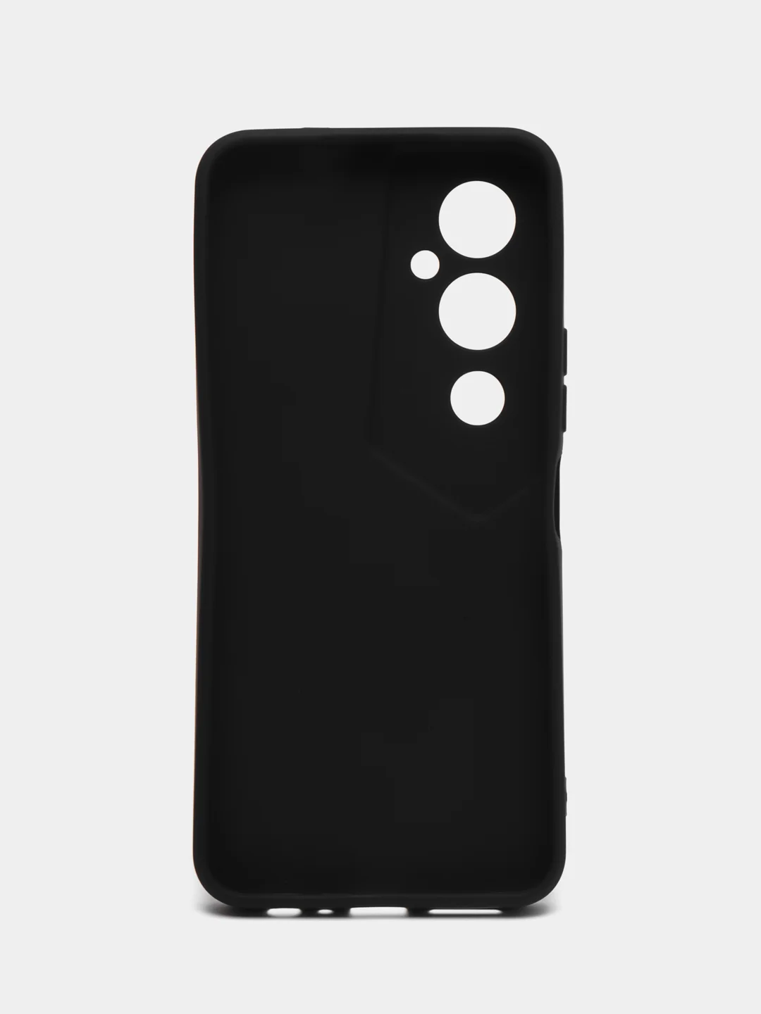 Чехол силиконовый для TECNO Pova 4 Pro, черный, матовый, с защитой камеры