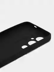 Чехол силиконовый для TECNO Pova 4 Pro, черный, матовый, с защитой камеры