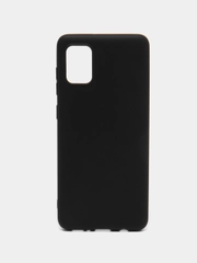 Силиконовый чехол для Samsung A31, однотонный