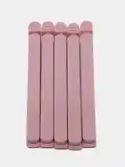 Розовый зажим кухонный для пакета- 5 штук