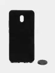 Черный чехол для Xiaomi Redmi 8A, с кольцом