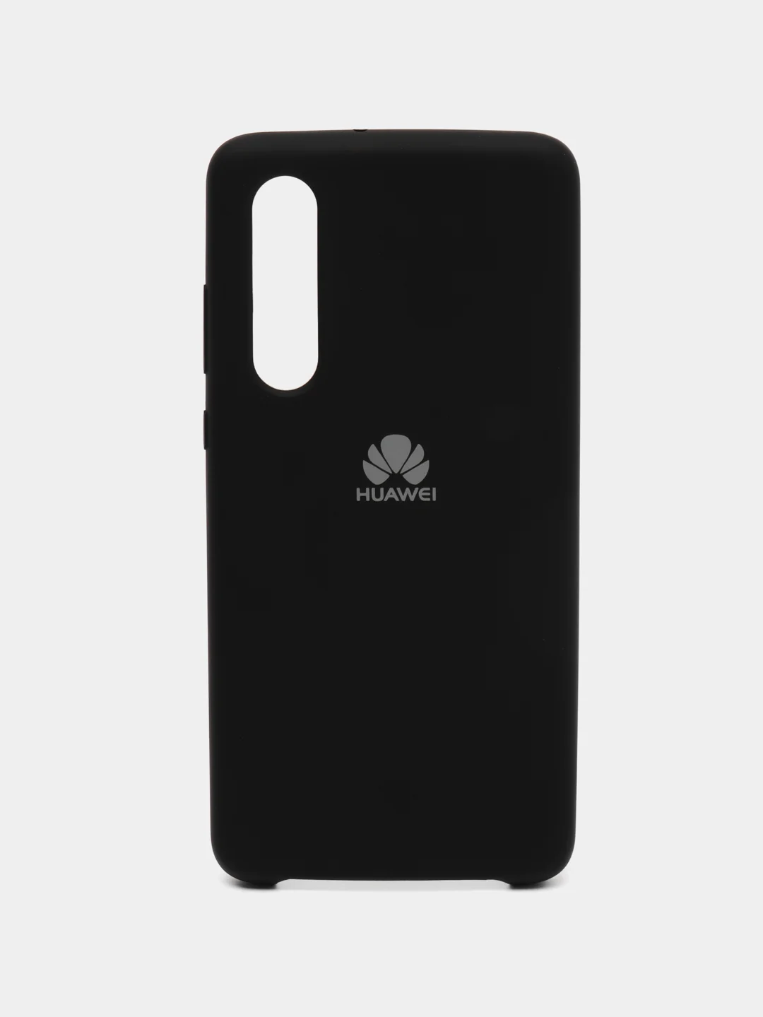 Черный чехол Silicone Case для Huawei P30