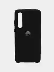 Черный чехол Silicone Case для Huawei P30