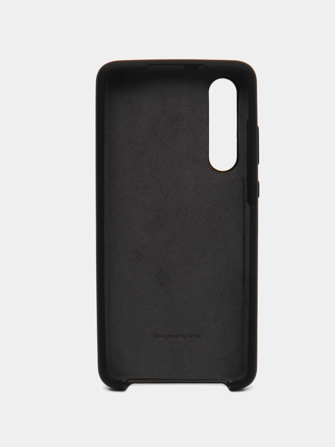 Черный чехол Silicone Case для Huawei P30