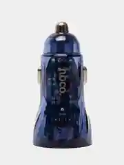 Синий автомобильное зарядное устройство Hoco Z47A, с быстрой зарядкой