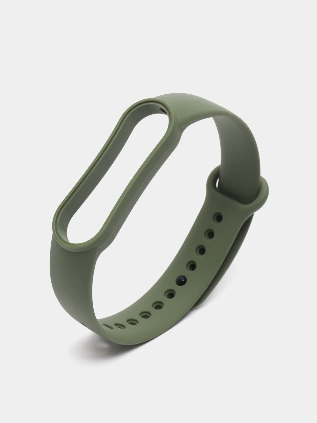 Зелёный хаки силиконовый ремешок Xiaomi Mi Band 5 / Band 6