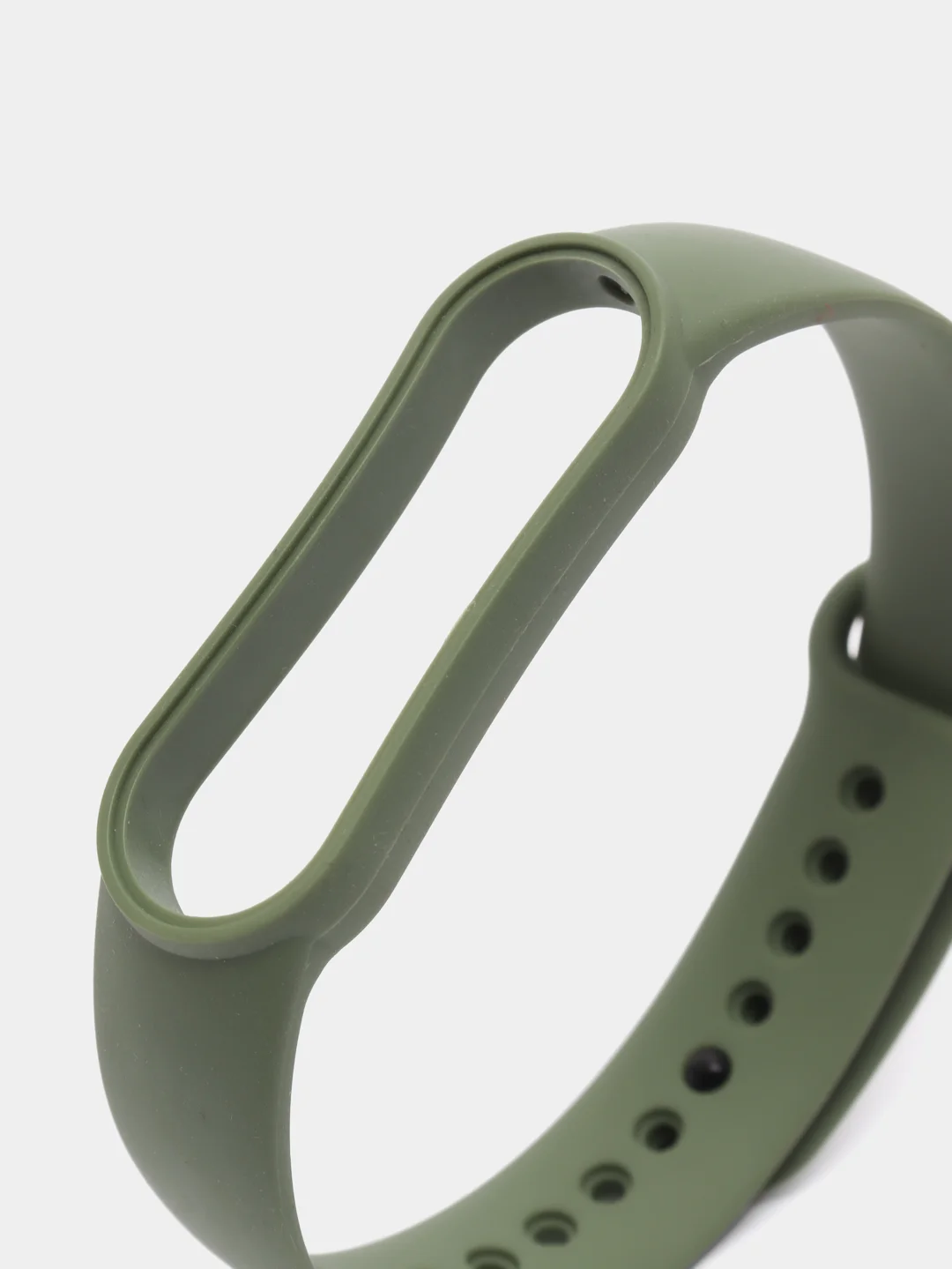 Зелёный хаки силиконовый ремешок Xiaomi Mi Band 5 / Band 6